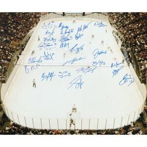 Rangers 20x24 Photo Team-Signed by (26) with Jaromir Jagr, Glen Anderson, Mark M